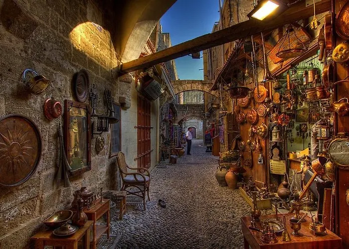 アパート Aglaea Apartment In Rhodes Old Town