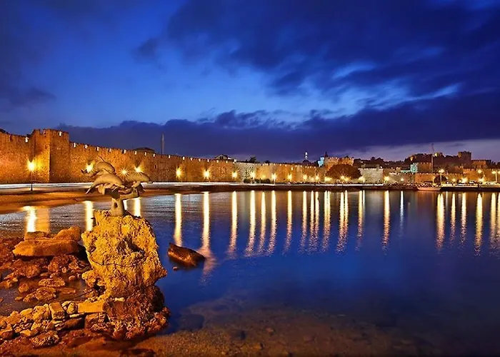 アパート Aglaea Apartment In Rhodes Old Town *